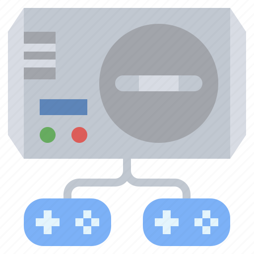 Console, gaming, megadrive, technology, vintage icon - Download on Iconfinder