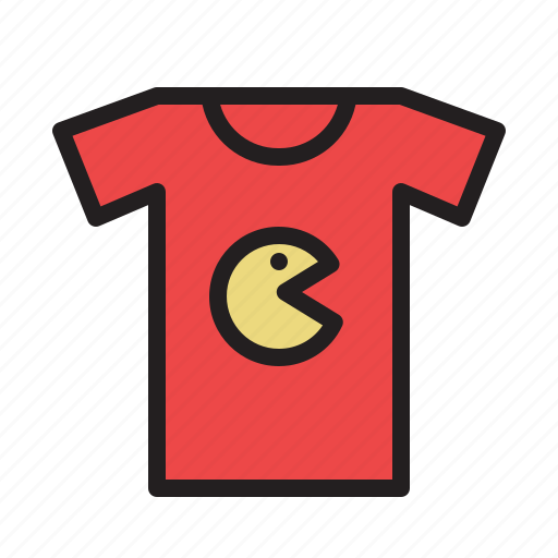 Colored, game, games, pacman, retro, t-shirt icon - Download on Iconfinder