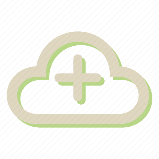Add, cloud, computing, storage, weather icon - Download on Iconfinder