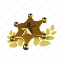 badge, star badge, winner, award-badge, award, reward, achievement, prize 