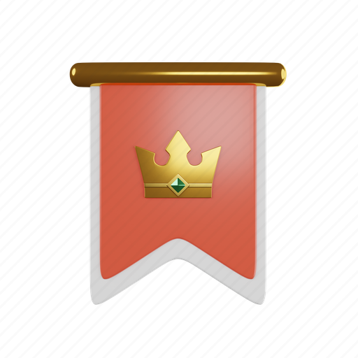 Flag, star flag, star, winner, achievement, battle-flag, team 3D illustration - Download on Iconfinder