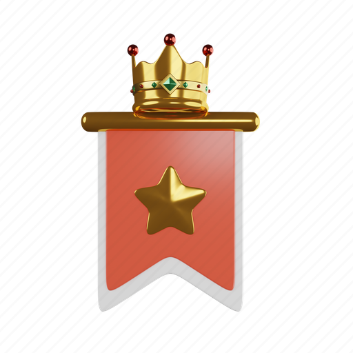 Flag, winner, achievement, battle-flag, sign, flag-sign, award 3D illustration - Download on Iconfinder