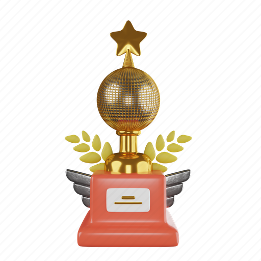 Trophy, tennis trophy, tennis cup, prize, success, award, winner 3D illustration - Download on Iconfinder