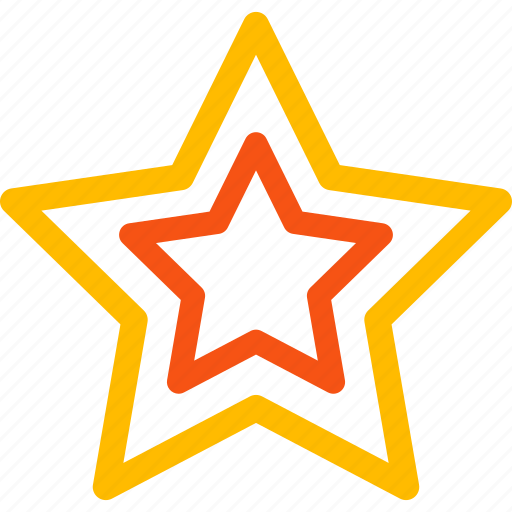 Award, favorite, contour stars, gold star, quality, rank, rating icon - Download on Iconfinder
