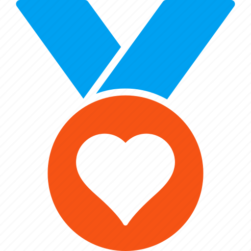 Heart, favorite, favorites, prize, award, love champion, lover medal icon - Download on Iconfinder