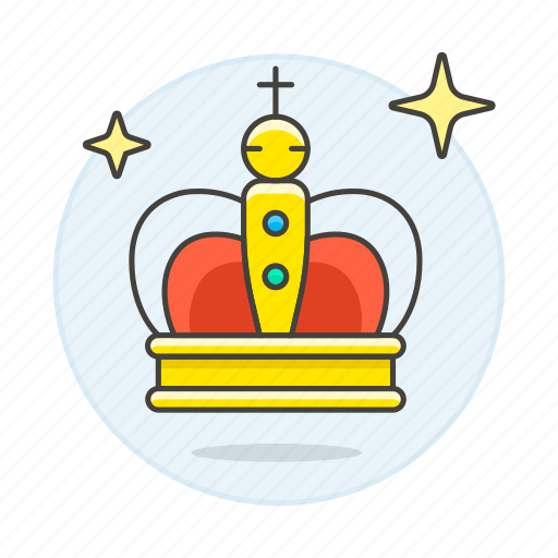 Crown, gold, king, monarch, queen, rewards, sparkling icon - Download on Iconfinder