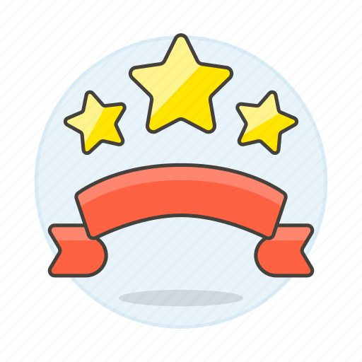 Banner, red, rewards, ribbon, star, strip icon - Download on Iconfinder