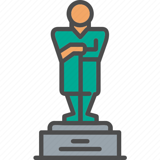 Award, movie, oscar, trophy, winner icon - Download on Iconfinder