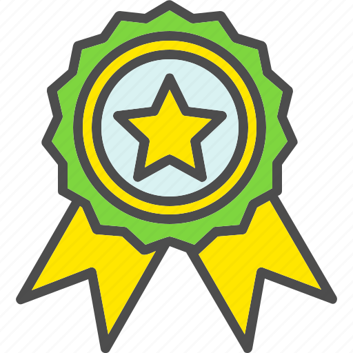 Badge, insignia, premium, quality, star icon - Download on Iconfinder