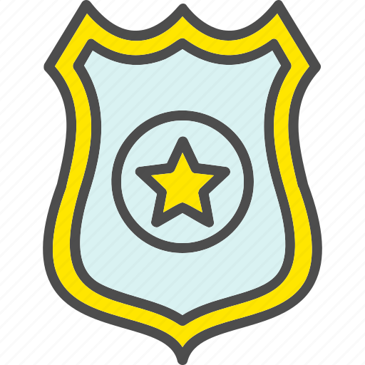 Badge, law, officer, police, sheriff, shield icon - Download on Iconfinder