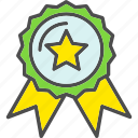 badge, medal, award, winner, achievement