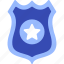 badge, law, officer, police, sheriff, shield 