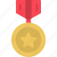 badge, medal, award, winner, achievement, 1 