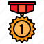 medal, reward, badge, award, gold 
