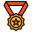 medal, reward, badge, award, prize 