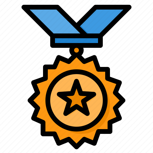 Medal, reward, badge, award, winning icon - Download on Iconfinder