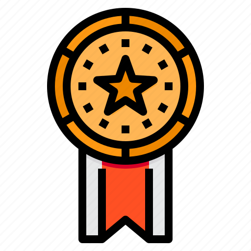Medal, reward, badge, champion, success icon - Download on Iconfinder