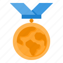 medal, reward, badge, award, world