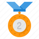 medal, reward, badge, silver, award