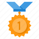 medal, reward, gold, badge, award