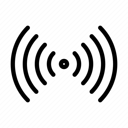 Signal, antenna, rfid, line, radio icon - Download on Iconfinder