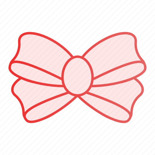 Bow, gift, present, decoration, ribbon, object, package icon - Download on Iconfinder