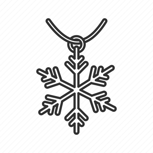 Pendant, snowflake, jewelry, necklace icon - Download on Iconfinder