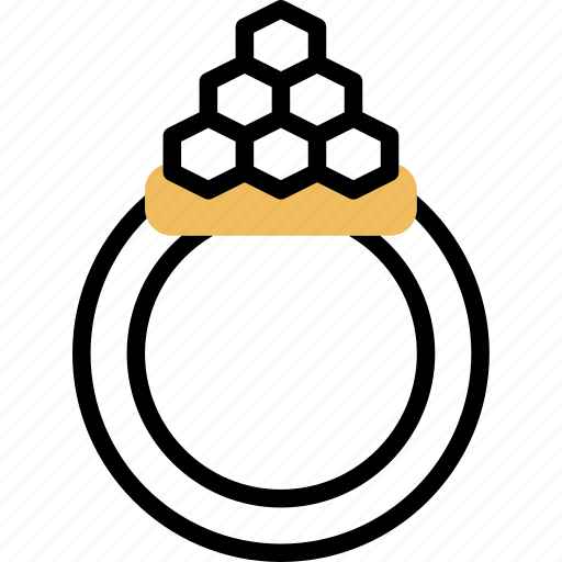 Nugget, ring, gold, precious, design icon - Download on Iconfinder