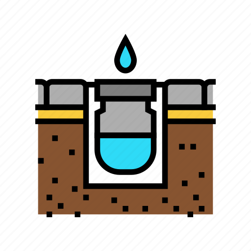Drainage, system, road, gravel, crushed, stone icon - Download on Iconfinder
