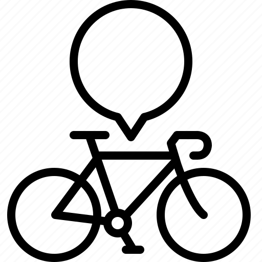 Bicycle, bike, bubble, life, road, sport icon - Download on Iconfinder