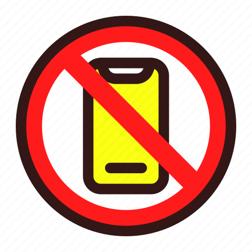 Phone, mobile, no, forbidden, prohibited, restriction, smartphone icon - Download on Iconfinder