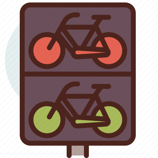 Bicycle, distance, lights, transport, travel icon - Download on Iconfinder