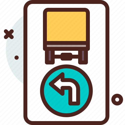 Direction, distance, left, transport, travel icon - Download on Iconfinder