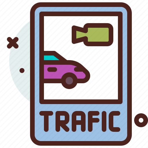 Distance, monitor, traffic, transport, travel icon - Download on Iconfinder