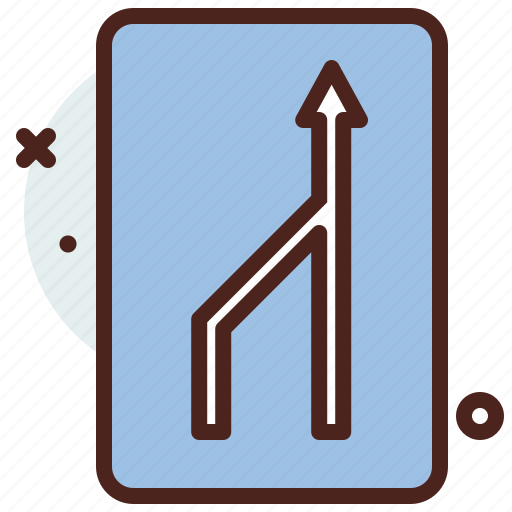 Distance, oneway, right, transport, travel icon - Download on Iconfinder