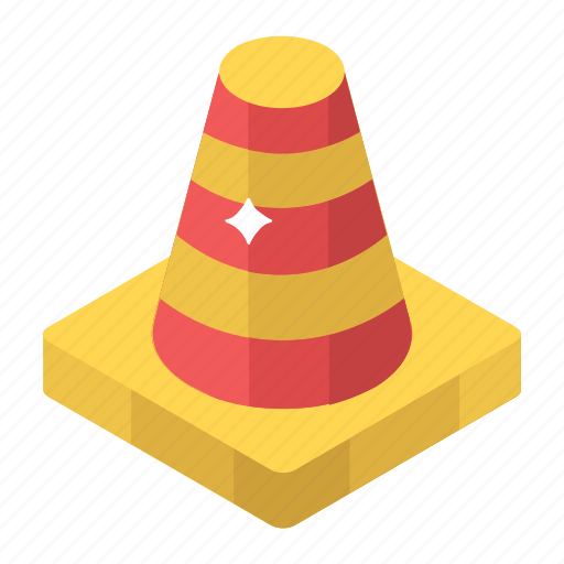 Construction cone, pylon, road cone, safety cone, traffic cone icon - Download on Iconfinder