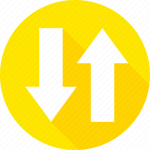 Arrow, sign, traffic, two, warning, way icon - Download on Iconfinder