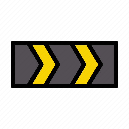 Arrow, direction, road, sign, traffic icon - Download on Iconfinder