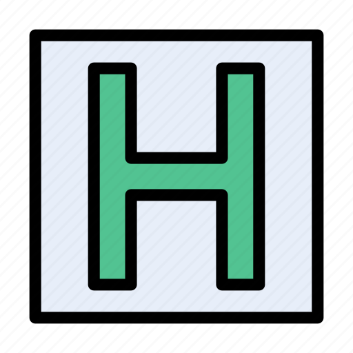 Helipad, sign, parking, road, traffic icon - Download on Iconfinder