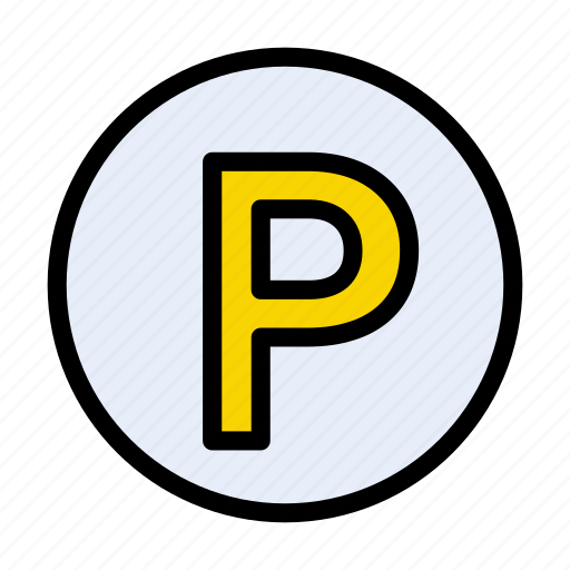 Parked, sign, road, traffic icon - Download on Iconfinder