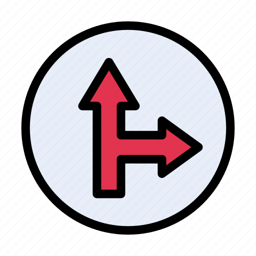 Road, sign, traffic, right, arrow icon - Download on Iconfinder