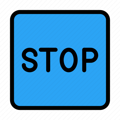 Stop, sign, board, alert, traffic icon - Download on Iconfinder