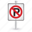 no, parking, sign, alert, road, warning 