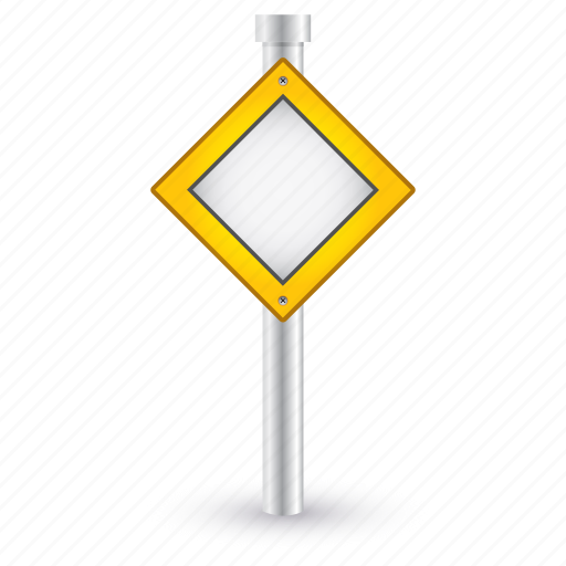 Pass, priority, sign, road, traffic, warning icon - Download on Iconfinder
