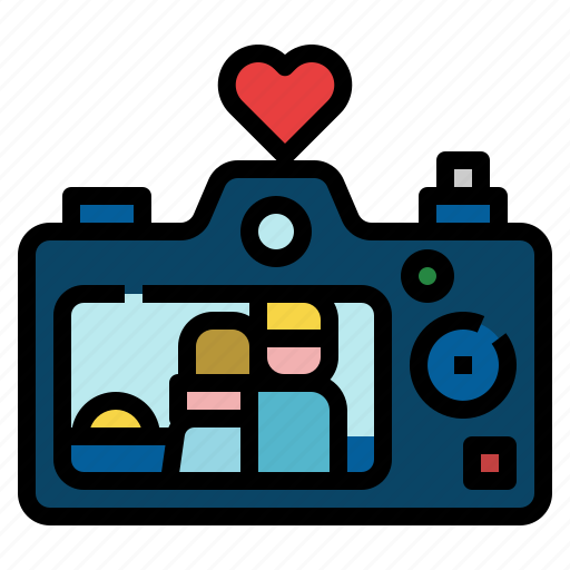 Camera, wedding, memories, photo, romance icon - Download on Iconfinder