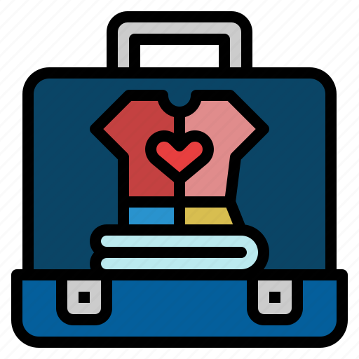Travel, honeymoon, luggage, love, holidays icon - Download on Iconfinder
