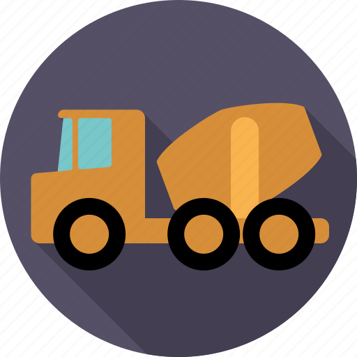 Automotive, concrete, construction, transport, truck, vehicle icon - Download on Iconfinder