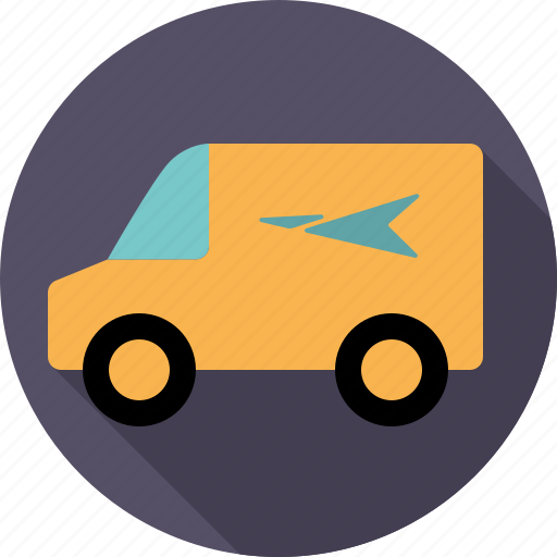 Automotive, delivery, mail, parcel, transport, van, vehicle icon - Download on Iconfinder