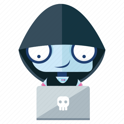 Computer, emoji, emoticon, hacker, robot, sticker icon - Download on Iconfinder