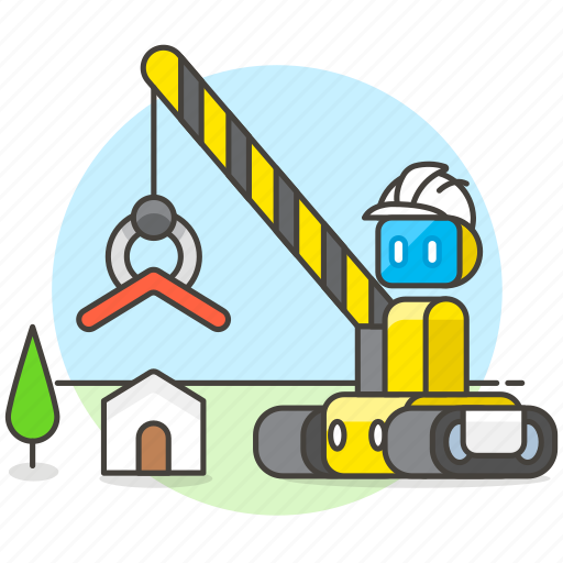 Construction, builder, hard, factory, ai, robot, crane icon - Download on Iconfinder